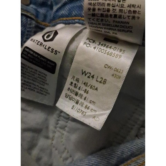 Womens Levi's Wedgie Straight Distressed Button Fly Denim Jeans - Picture 6 of 6